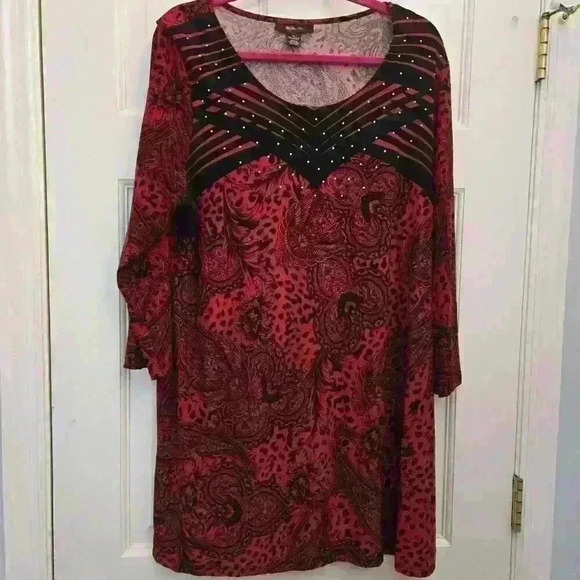 Style & Co Long Tops/Mini Dress,XL - Picture 2 of 4